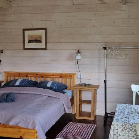 Campsite 37A - Wooden Cabins Karklė Exteriör bild