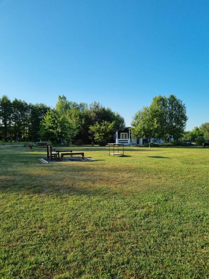 Campsite 37A - Wooden Cabins Karklė Exteriör bild