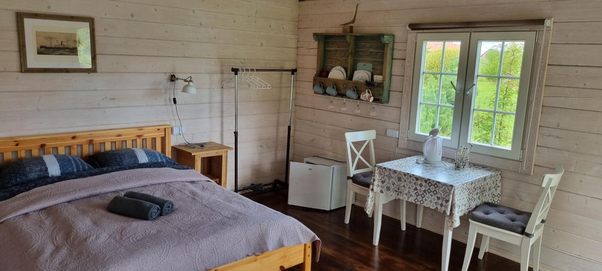 Campsite 37A - Wooden Cabins Karklė Exteriör bild